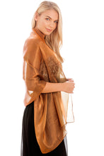 Load image into Gallery viewer, Brown wedding shawls