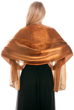 Load image into Gallery viewer, Central Chic brown wedding shawl