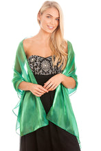 Load image into Gallery viewer, Central Chic Emerald Green Wedding Shawl 