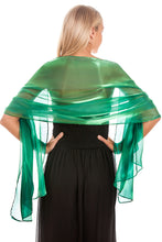 Load image into Gallery viewer, Central Chic Emerald Green Wedding Shawl 