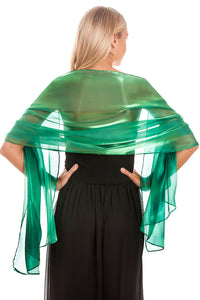 Central Chic Emerald Green Wedding Shawl 