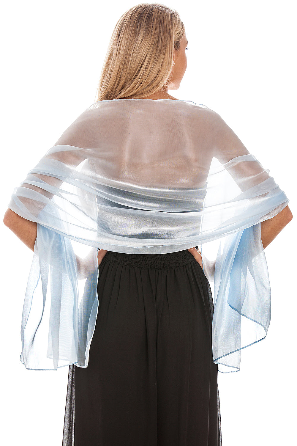 Light Blue Silky Wedding Wrap Central Chic Light Blue Silky Wedding Wrap Central Chic
