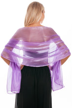 Load image into Gallery viewer, Iridescent purple shawls and wraps
