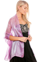 Load image into Gallery viewer, Silky Lilac Wedding Wrap