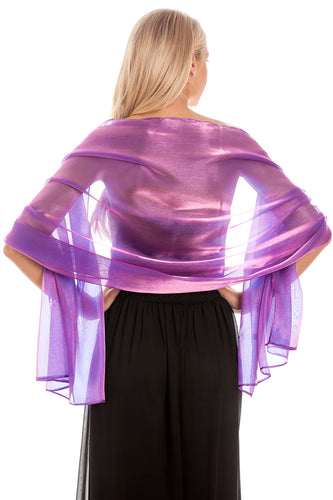 Central Chic purple wedding shawl