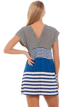 Load image into Gallery viewer, Striped Beach Dress S-M