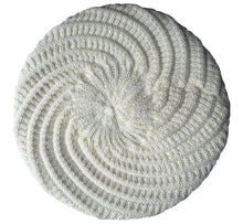 Load image into Gallery viewer, White Swirl Beret