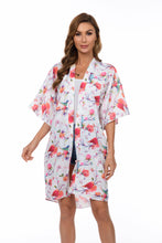 Load image into Gallery viewer, Tropical Bird Print Long Kimono