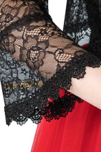 Load image into Gallery viewer, Black Lace Open Cardigan