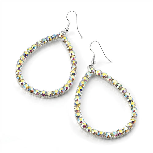 Crystal Oval Earring