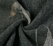Load image into Gallery viewer, Navy Winter Scarf With Snowdrops