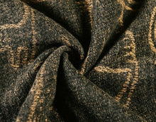 Load image into Gallery viewer, Cat Design Woven Winter Scarf In Navy