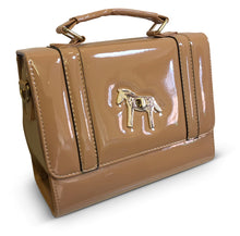 Load image into Gallery viewer, Khaki Horse Embossed Over Shoulder Bag