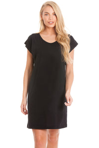 Black Maternity & Breastfeeding Dress