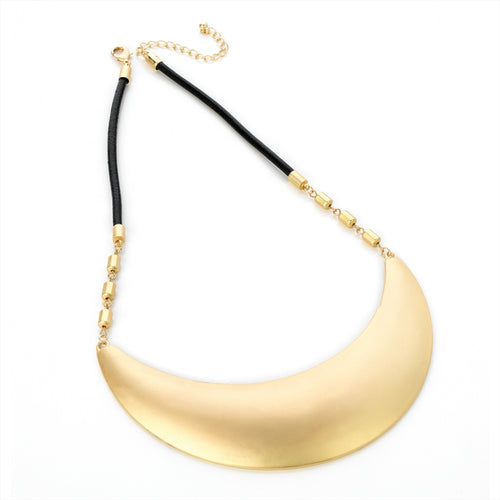 Gold Half Moon Necklace