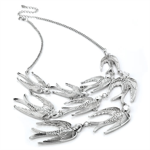 Silver Bird Necklace
