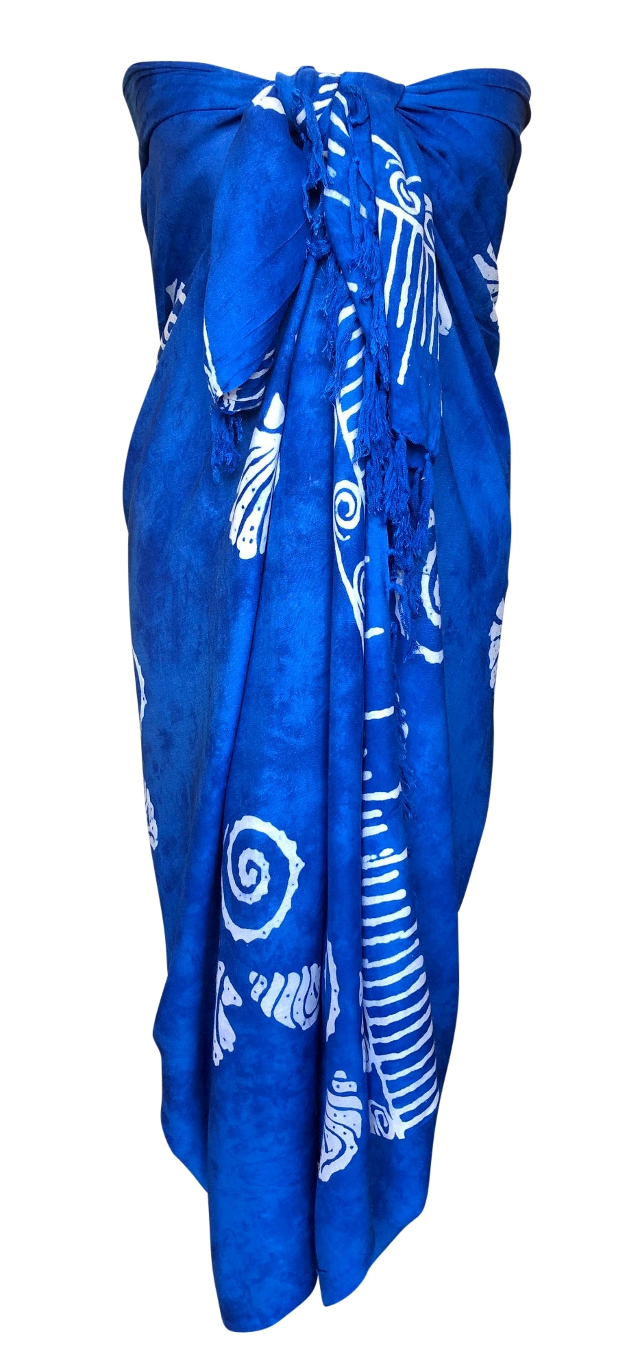 Royal Blue Sarong Large Beach Cover up and Shawl