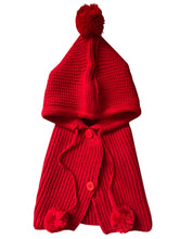 Load image into Gallery viewer, Baby Girls Children&#39;s Kids Hooded Poncho Hat Scarf &amp; Snood 3-in-1