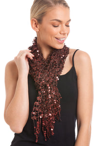 Womens Sequin Scarves