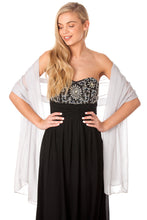 Load image into Gallery viewer, Dusky Silver Chiffon Shawl