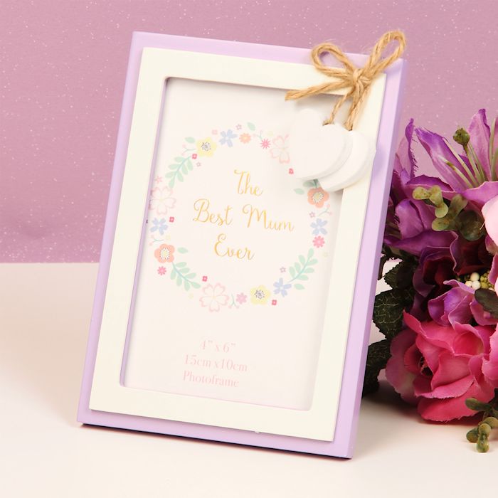 Lilac Frame With Best Mum Ever