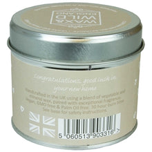 Load image into Gallery viewer, Sentiments Candle in Tin - New Home