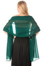 Load image into Gallery viewer, Green Chiffon Shawl