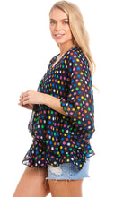 Load image into Gallery viewer, Silky Polka Dot Kaftan
