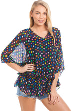 Load image into Gallery viewer, Silky Polka Dot Kaftan