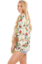 Load image into Gallery viewer, White Butterfly Kimono