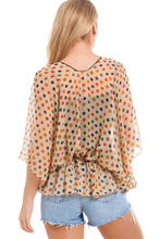 Load image into Gallery viewer, Silky Polka Dot Kaftan