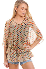 Load image into Gallery viewer, Silky Polka Dot Kaftan