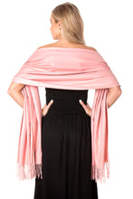 Load image into Gallery viewer, Soft Pink Pashmina Shawl Scarf