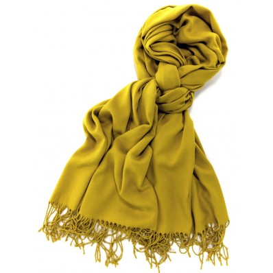 Mustard Yellow Cashmere Scarf